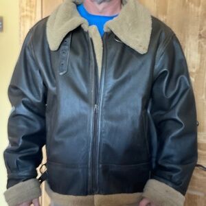 Leather Jacket Size Large